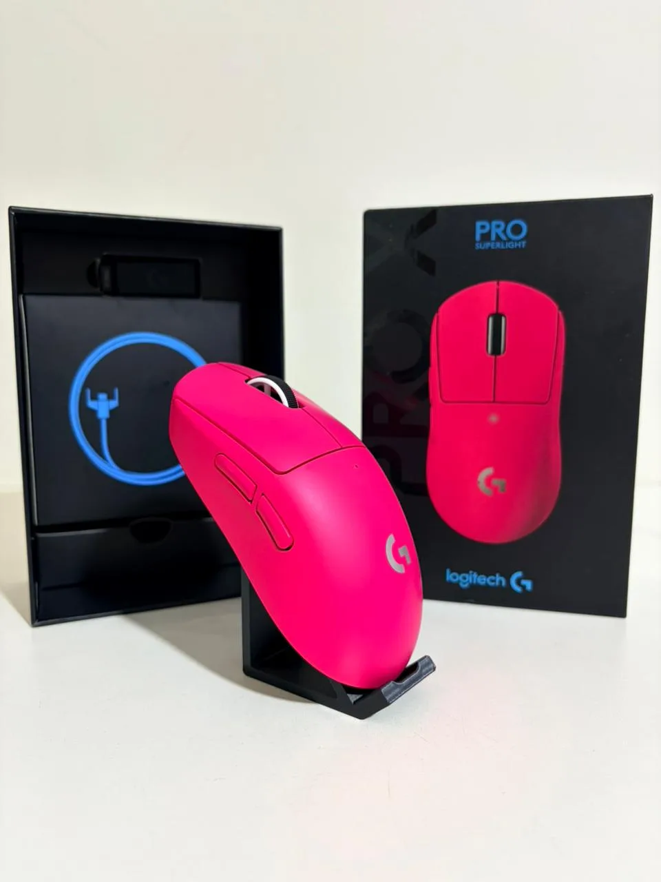 Mouse sem Fio LogitechPro Superlight Rosa