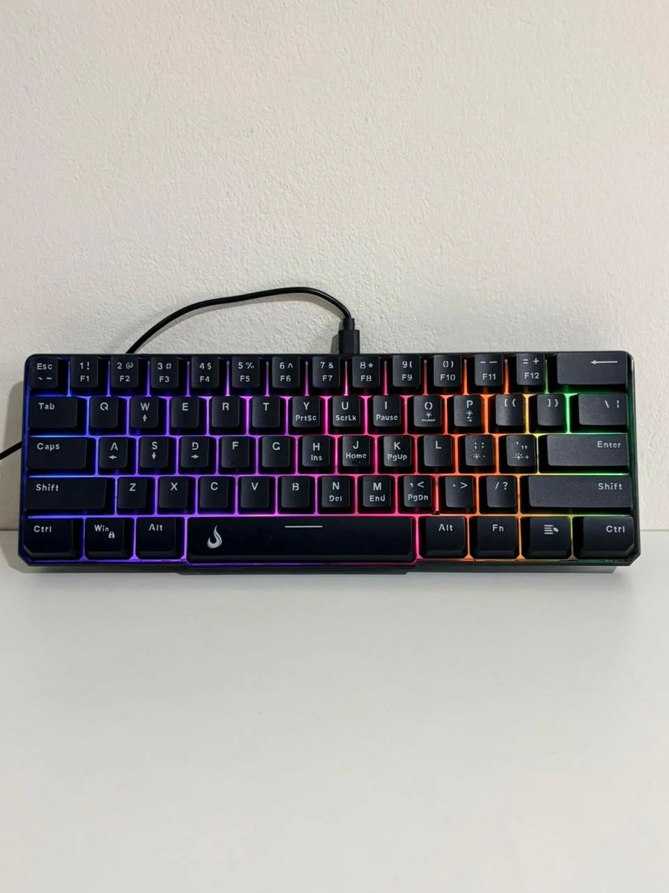 Teclado Rise Mode G2 Mini RM-TG-2-B Semi Mecânico
