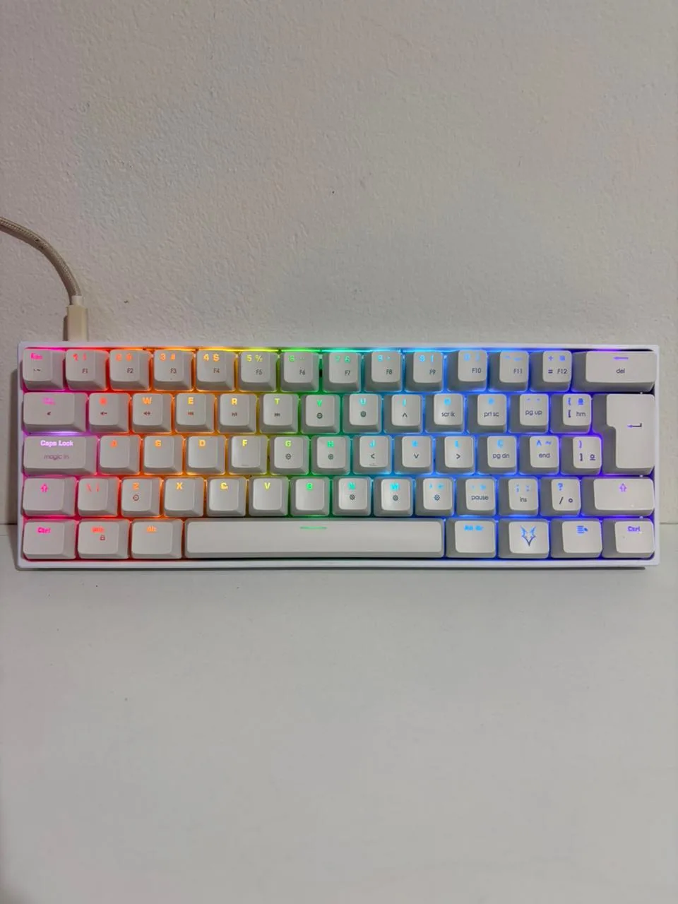Teclado Husky Blizzard TC-HBL-BR Switch Red
