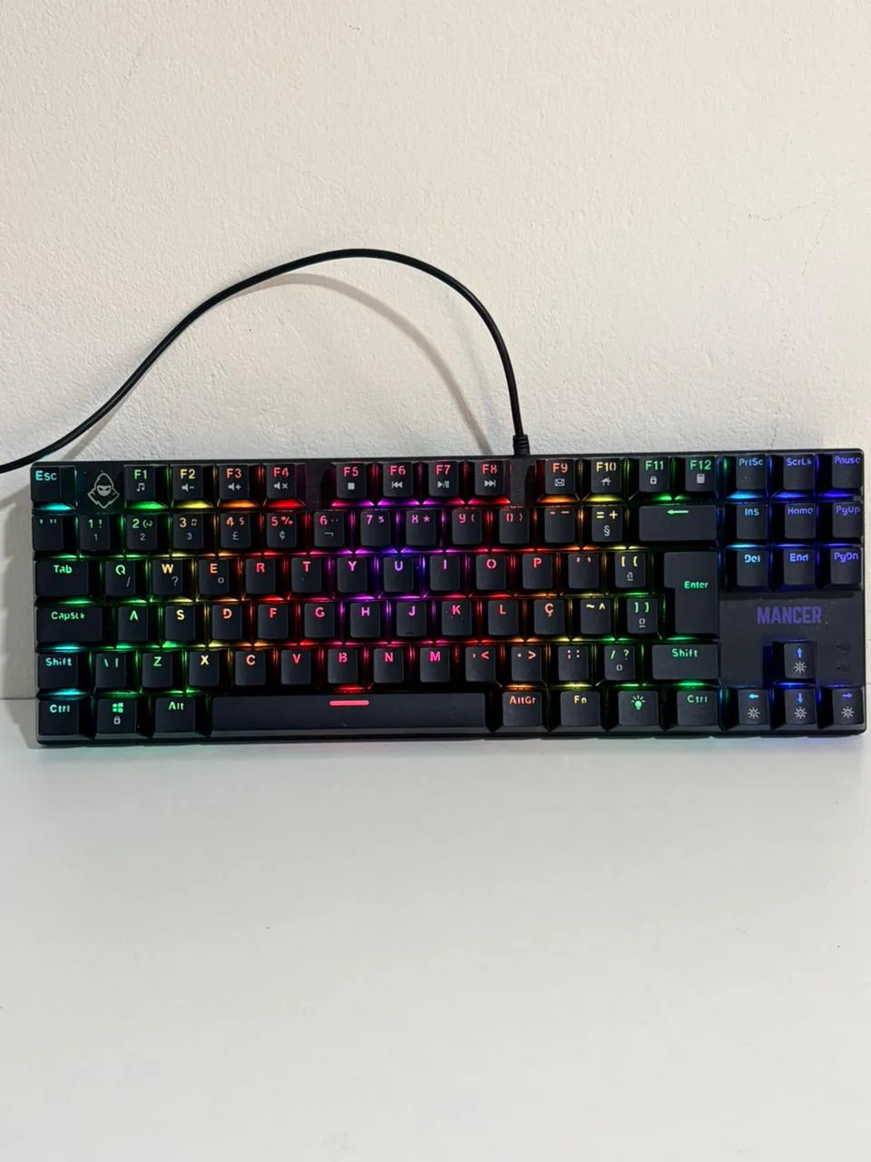 Teclado Mancer Ghoul MK2 MCR-GHM2-RGB01BW Switch Brown
