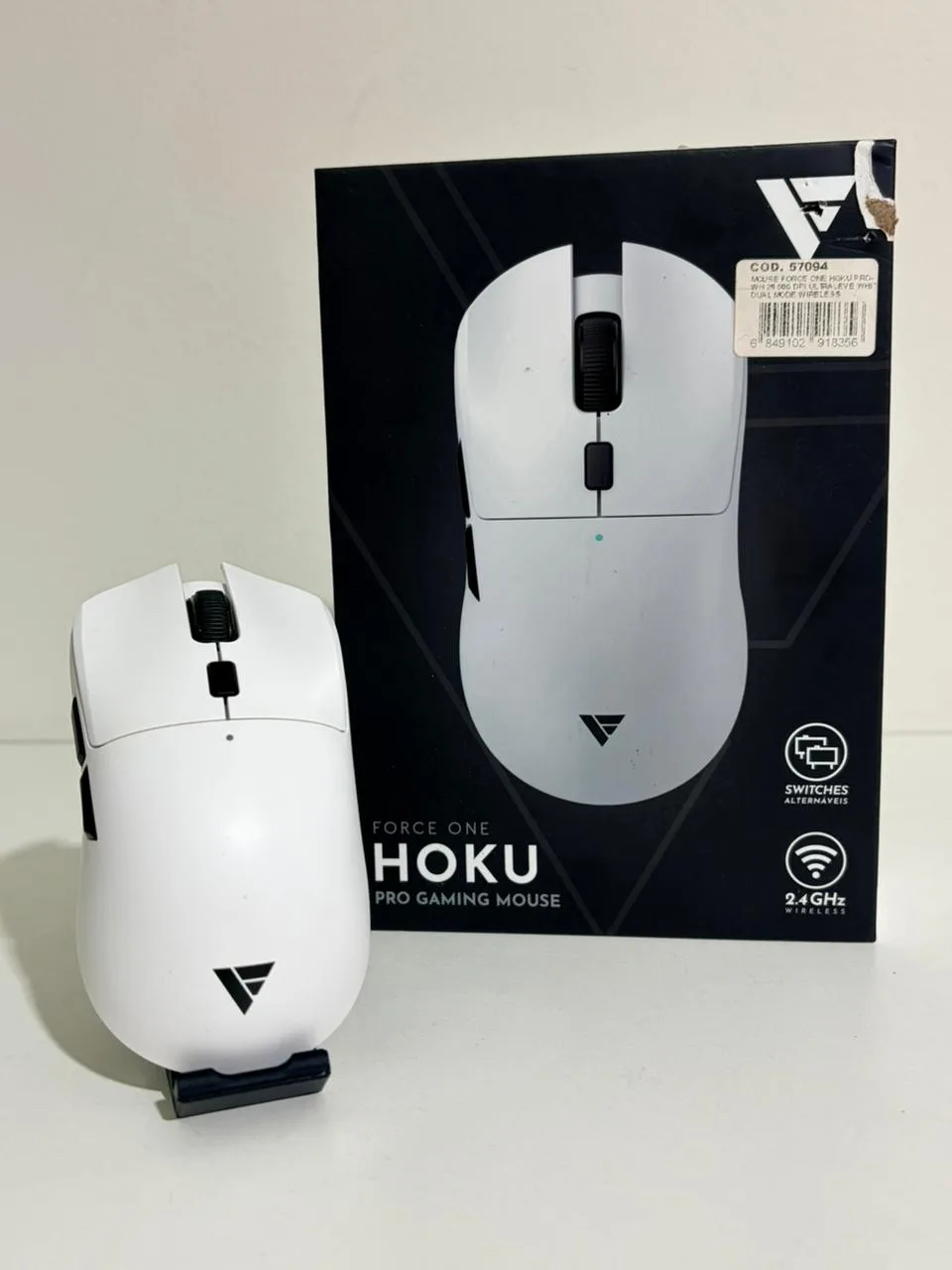 Mouse sem Fio Force One Hoku Pro Gaming Mouse