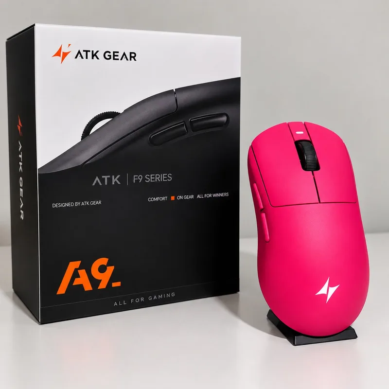 Mouse Para Jogos Sem Fio Atk Dragonfly A9 Ultimate 55g
