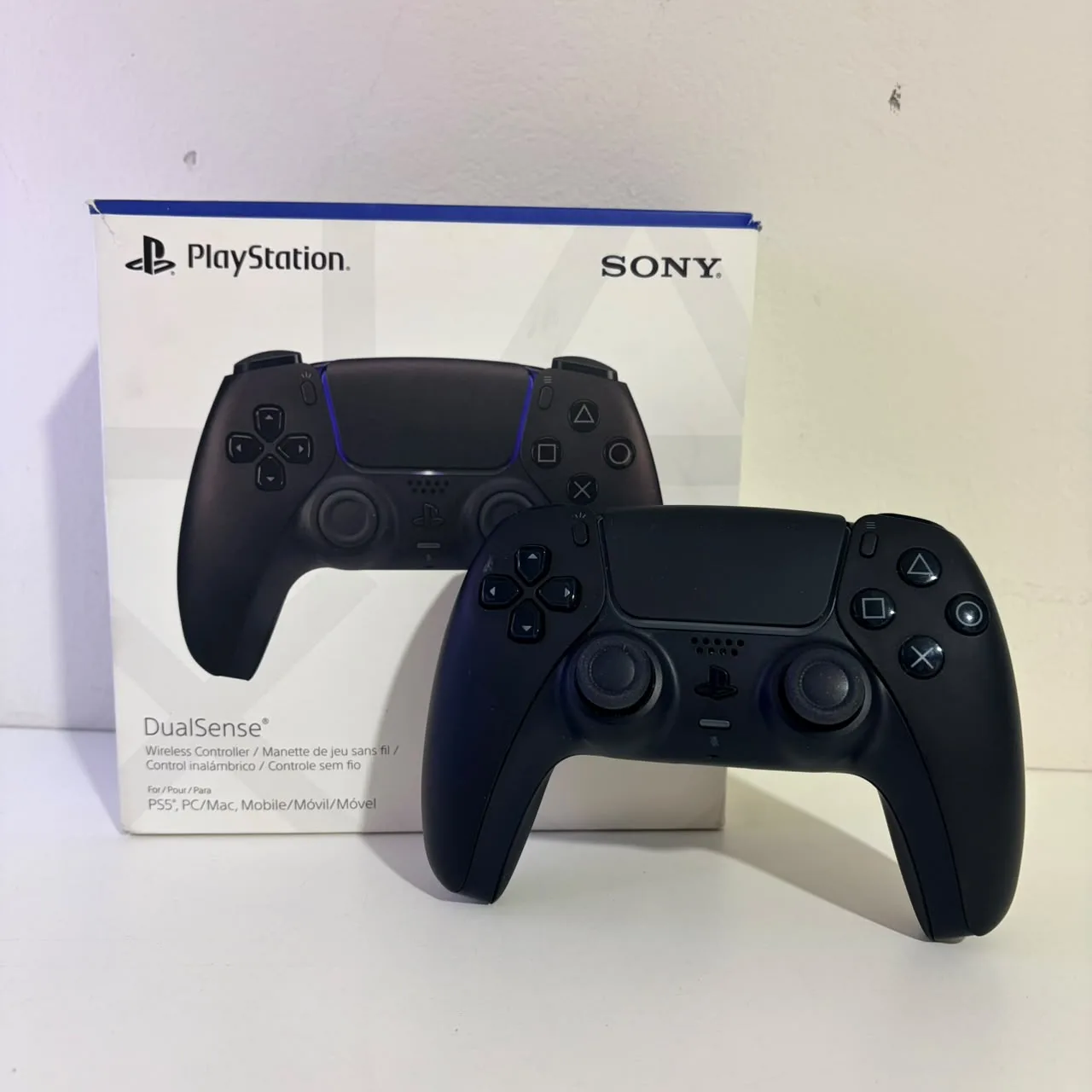 Controle Sony Dualsense Ps5, Sem Fio, Midnight Black